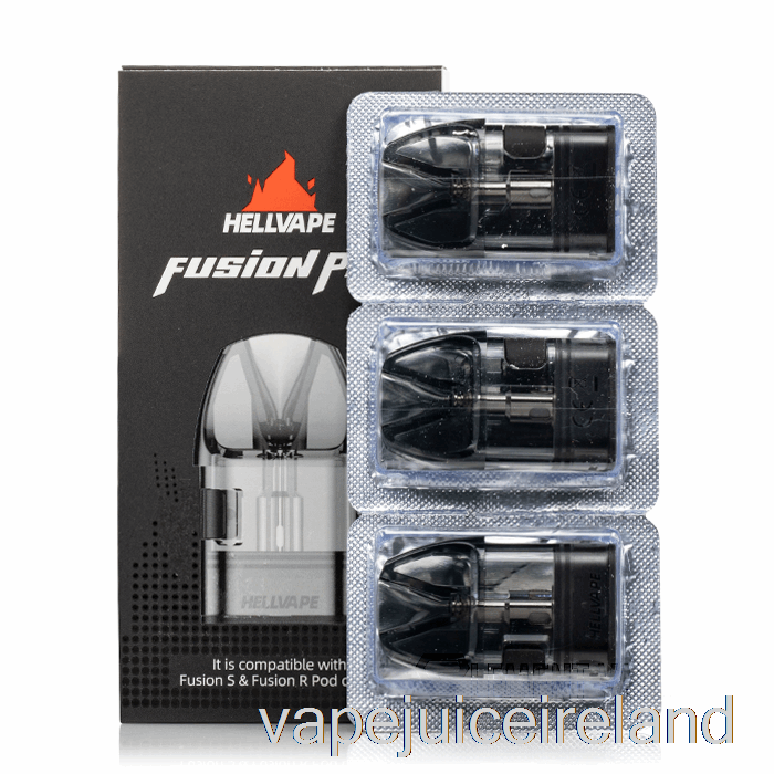 Vape Pod Kits Hellvape Fusion R Replacement Pods 1.2ohm Meshed Pods